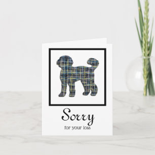 Labradoodle Dog Pet Sympathcard Kaart