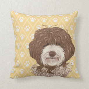 Labradoodle Dog Pillow / Labradoodle Love Kussen