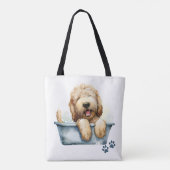 Labradoodle Dog Tote Bag (Achterkant)