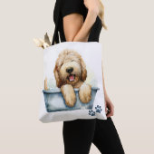 Labradoodle Dog Tote Bag (Dichtbij)