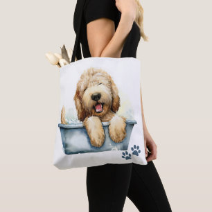 Labradoodle Dog Tote Bag