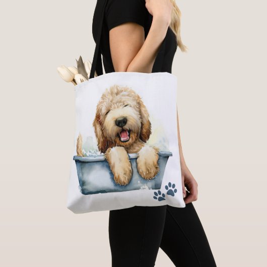 Labradoodle Dog Tote Bag (Dichtbij)