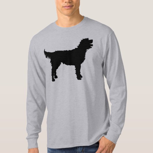 Labradoodle Dog (zwart) T-shirt (Voorkant)