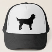 Labradoodle Dog (zwart) Trucker Pet (Voorkant)