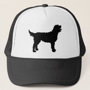 Labradoodle Dog (zwart) Trucker Pet