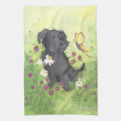 Labradoodle Doodle Dog/Kitchen Towel Theedoek (Verticaal)