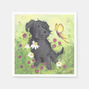 Labradoodle Doodle Dog / Papieren servetten