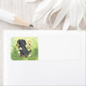 Labradoodle Doodle Hond / Retouradreslabel Etiket (Insitu)