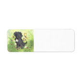 Labradoodle Doodle Hond / Retouradreslabel Etiket (Voorkant)