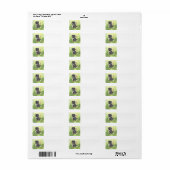 Labradoodle Doodle Hond / Retouradreslabel Etiket (Full Sheet)