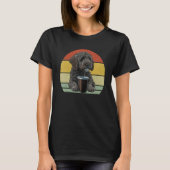 Labradoodle Drinking Coffee Labradoodle Dog And C T-shirt (Voorkant)