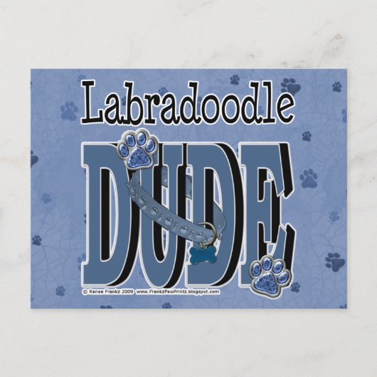 LabraDoodle DUDE Briefkaart (Voorkant)