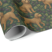 Labradoodle en Blackberry inpakpapier (Rol Hoek)