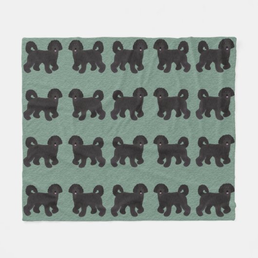 Labradoodle Fleece Blanket (Voorkant (Horizontaal))