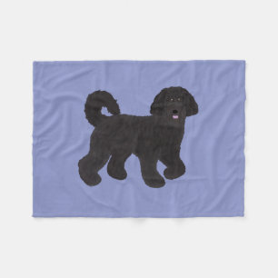 Labradoodle Fleece Blanket Deken