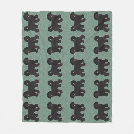 Labradoodle Fleece Blanket Deken (Voorkant)