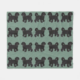 Labradoodle Fleece Blanket Deken
