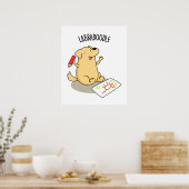 Labradoodle Funny Labrador Dog Pun Poster (Keuken)
