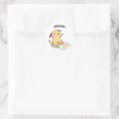 Labradoodle Funny Labrador Dog Pun Ronde Sticker (Tas)