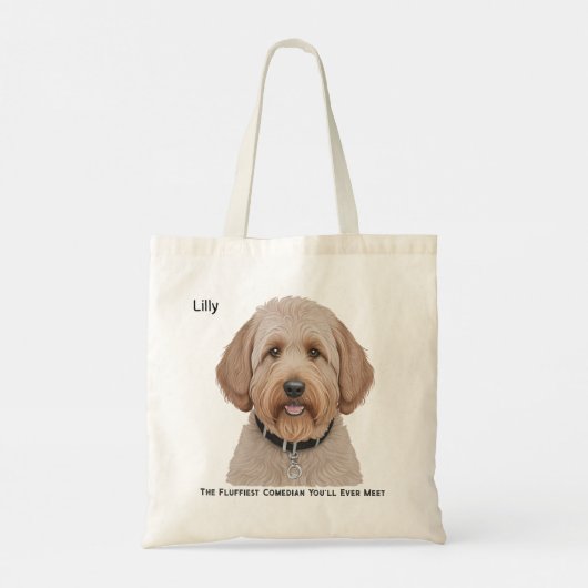 Labradoodle Gift Voor Doodle Mam Tote Bag (Achterkant)