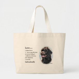 Labradoodle Gifts Grote Tote Bag