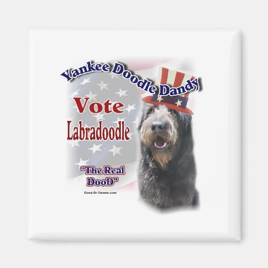 Labradoodle Gifts Magneet (Voorkant)