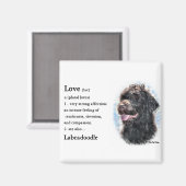 Labradoodle Gifts Magneet (Voorkant / Achterkant)