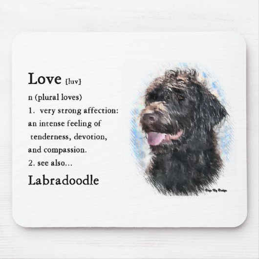 Labradoodle Gifts Muismat (Voorkant)