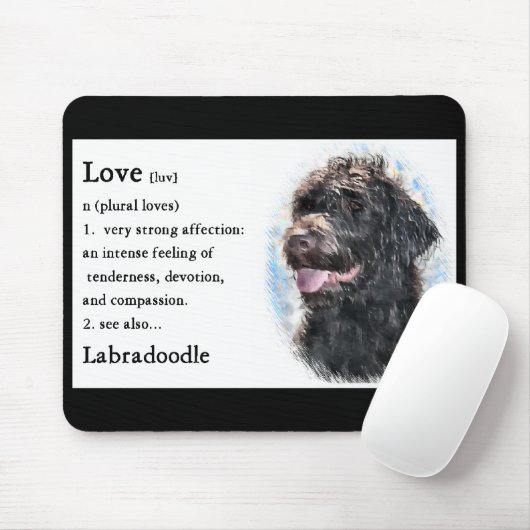 Labradoodle Gifts Muismat (Met muis)