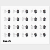 Labradoodle Gifts Ronde Sticker (Vel)