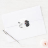 Labradoodle Gifts Ronde Sticker (Envelop)