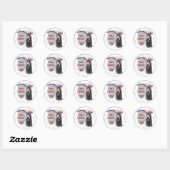 Labradoodle Gifts Ronde Sticker (Vel)