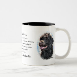 Labradoodle Gifts Tweekleurige Koffiemok