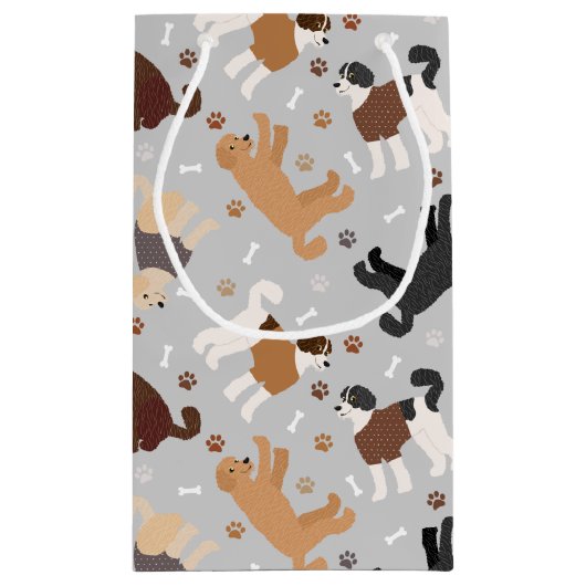 Labradoodle/Goldendoedle Botten en Paws Small Gi Klein Cadeauzakje (Achterkant)