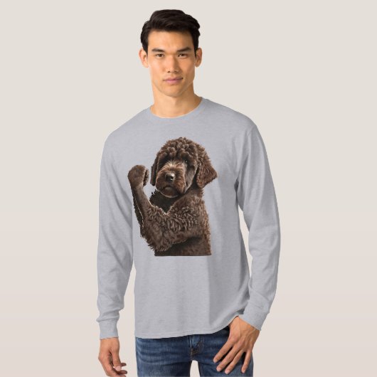 Labradoodle Goldendoodle bernedoodle maakt grappig T-shirt (Voorkant volledig)