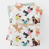 Labradoodle / Goldendoodle Verjaardagsfeest Inpakpapier Vel (In situ)