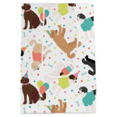 Labradoodle / Goldendoodle Verjaardagsfeest Medium Cadeauzakje (Achterkant)