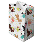 Labradoodle / Goldendoodle Verjaardagsfeest Medium Cadeauzakje (Achterkant Gekanteld)