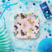 Labradoodle / Goldendoodle Verjaardagsfeest Papieren Bordje (Feest)