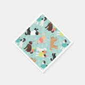 Labradoodle / Goldendoodle Verjaardagsfeest Servet (Hoek)