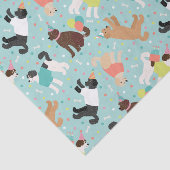 Labradoodle / Goldendoodle Verjaardagsfeest Tissuepapier (Detail)