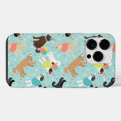 Labradoodle / Goldendoodle verjaardagsfeestje iPhone Hoesje (Achterkant horizontaal)