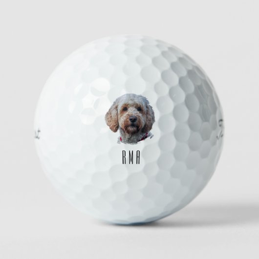 Labradoodle Golfballen (Voorkant)