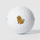 Labradoodle Golfballen (Voorkant)
