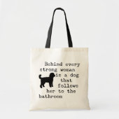 Labradoodle grap quotatie - Labradoodle Tote Bag (Voorkant)