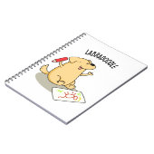 Labradoodle Grappige Labradorshond Wordplay Notitieboek (Linkerzijde)