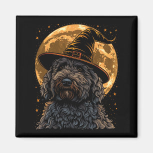 Labradoodle Halloween Hond Grappige Schattige Dood Magneet