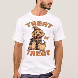 Labradoodle Halloween honden kostuum �Snoep of een T-shirt