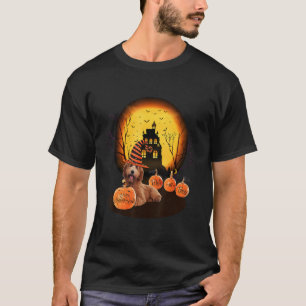 Labradoodle Halloween voor kinderen Mam Dad Love D T-shirt