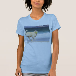 Labradoodle - Happy Day op strand T-shirt